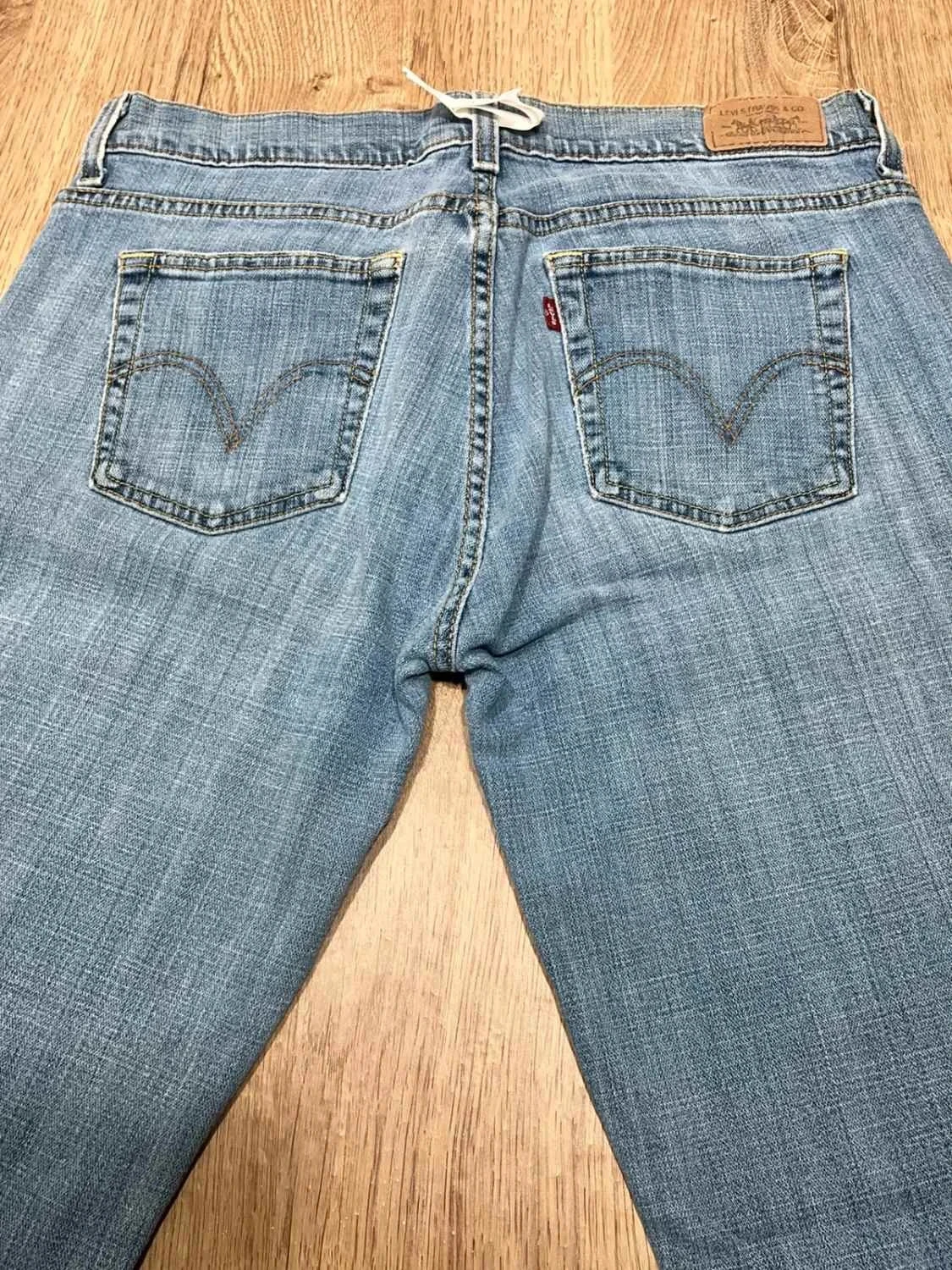 Jean Levi's 515 Boot Cut Taille 12 Long Vintage Bleu Clair Lvf 030 – photo 9